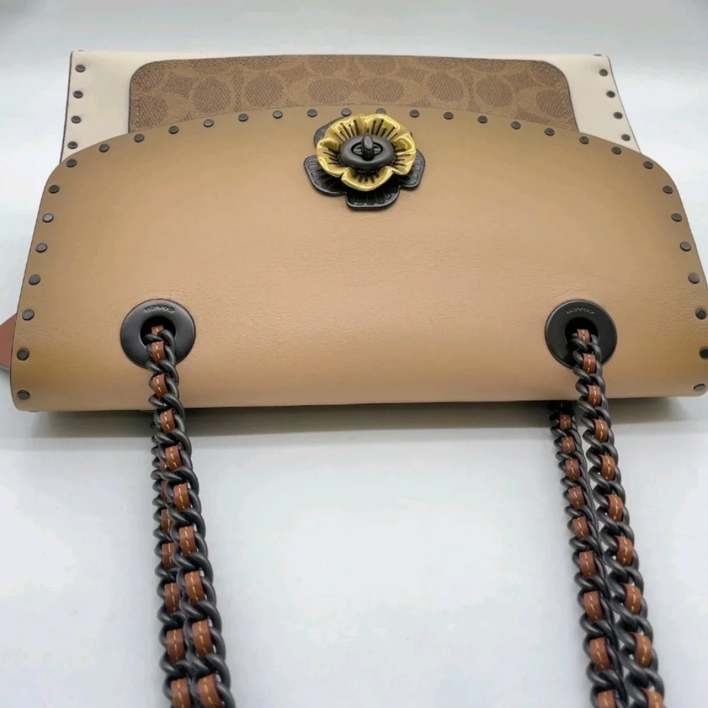 NWOT🌹Coach Madison Collection Tea Rose Bag - Picture 15 of 16